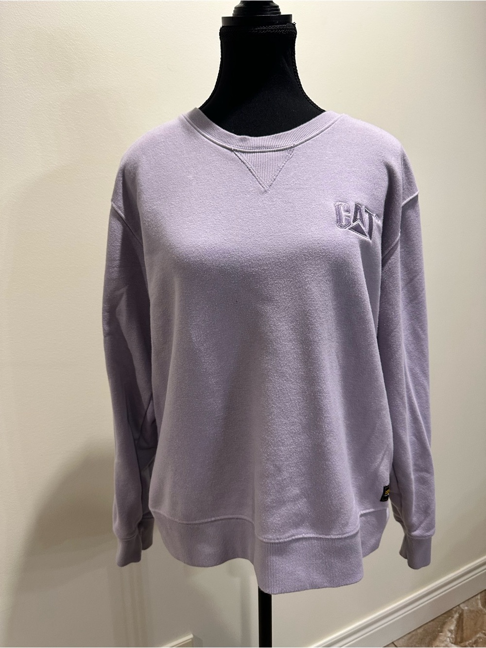 Women’s Light purple  caterpillar Crewneck Sweatshirt